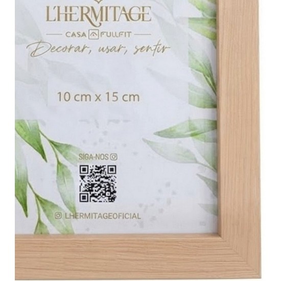 Porta Retrato 10x15cm Em MDF Bege L' Hermitage